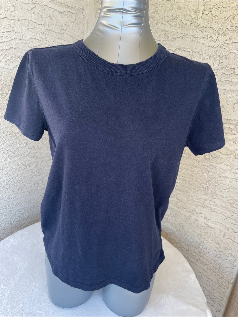 Loft Women's Navy Crewneck Tee - 100% cotton
